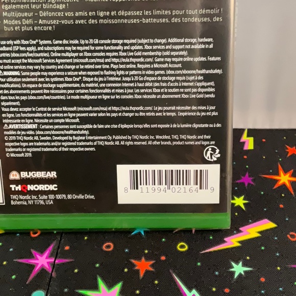 Brand New Xbox One Wreckfest Video Game - Picture 6 of 6